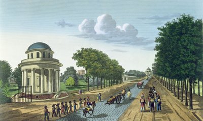 The Parc Monceaux by Henri Courvoisier Voisin